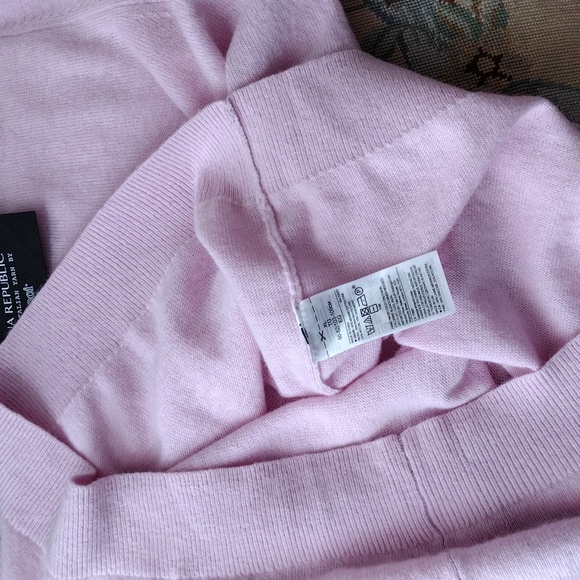 Banana Republic pink cashmere blend sweater by Fipucci XL - Picture 7 of 8
